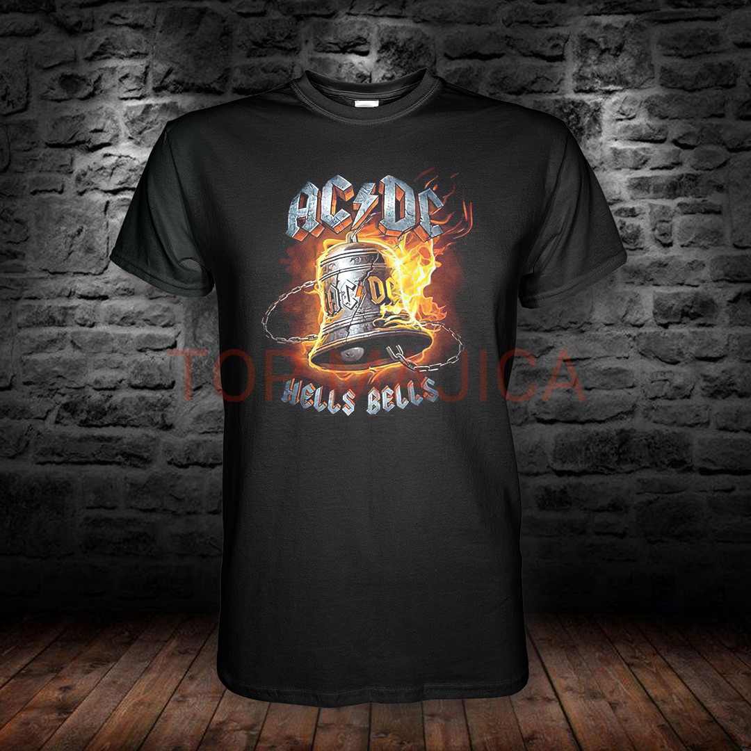 ac dc hells bells crna top majica AC DC - Hells Bells version 2 ac dc hells bells crna top majica