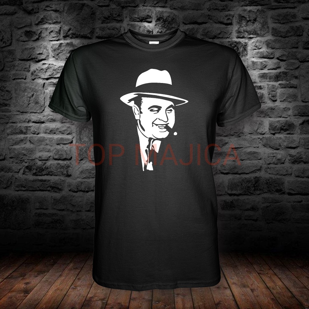 Al Capone Blk al capone crna top majica