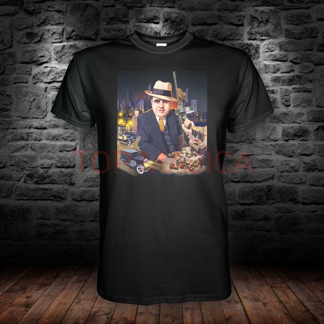 Al Capone mafia edt al capone mafija crna majica