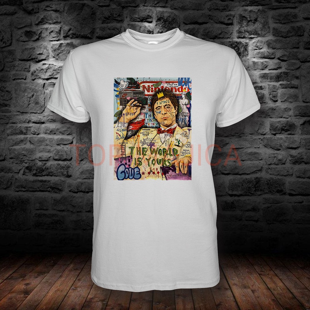 al pacino the world is yours Al Pacino - Scarface - The world is yours - Pop art wt al pacino the world is yours
