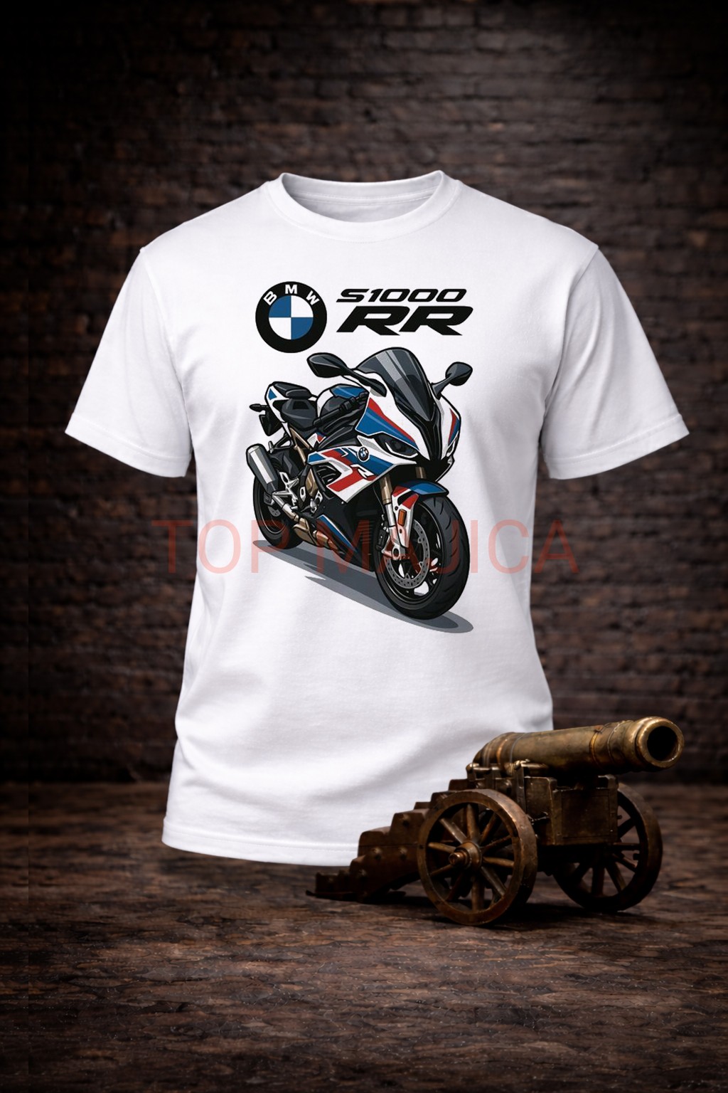 BMW S1000RR majica bela BMW S1000RR - Model 1 - Majica bela BMW S1000RR majica bela