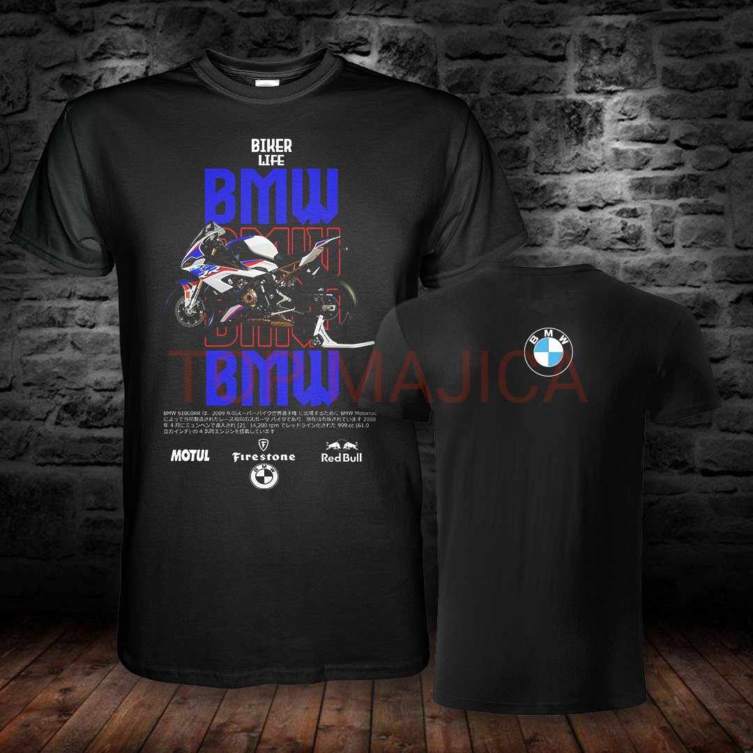 BMW S1000RR - Model 3 - Majica crna BMW S1000RR obostrano solucija 1