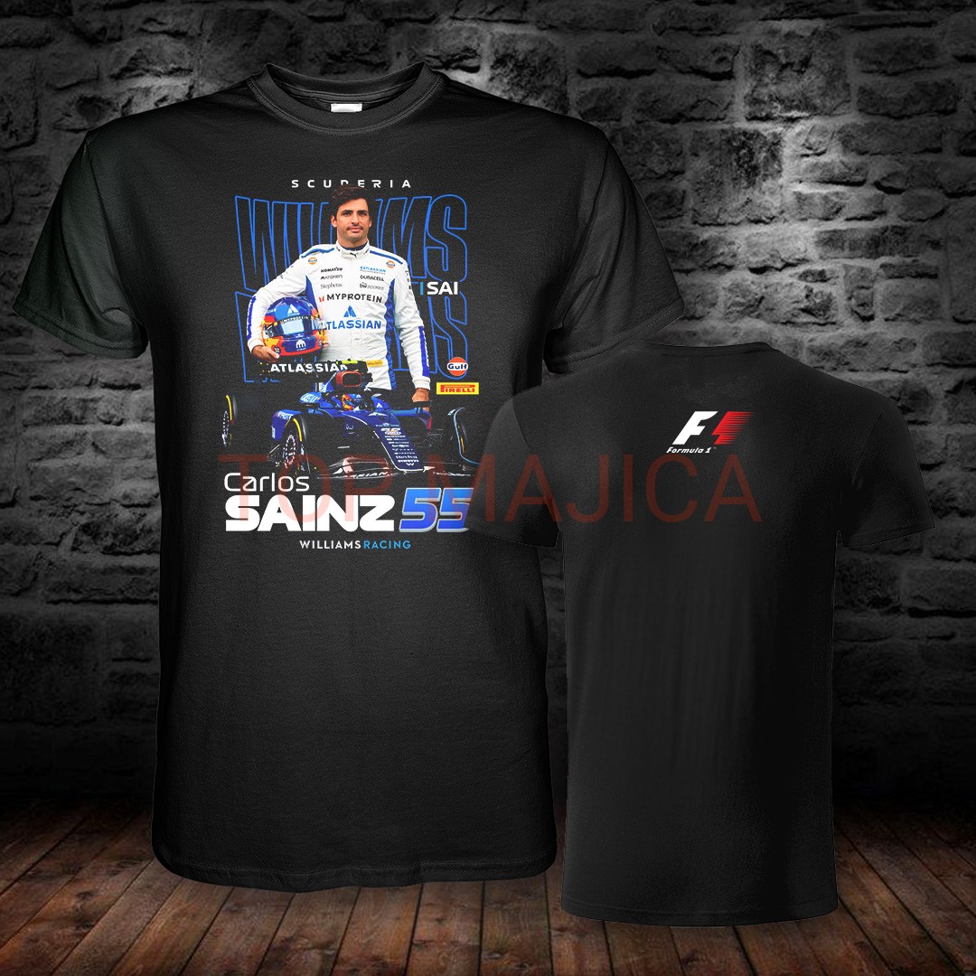 Carlos Sainz 55 Williams Racing Formula 1 majica Carlos Sainz 55 - Williams Racing - Formula 1 Carlos Sainz 55 Williams Racing Formula 1 majica