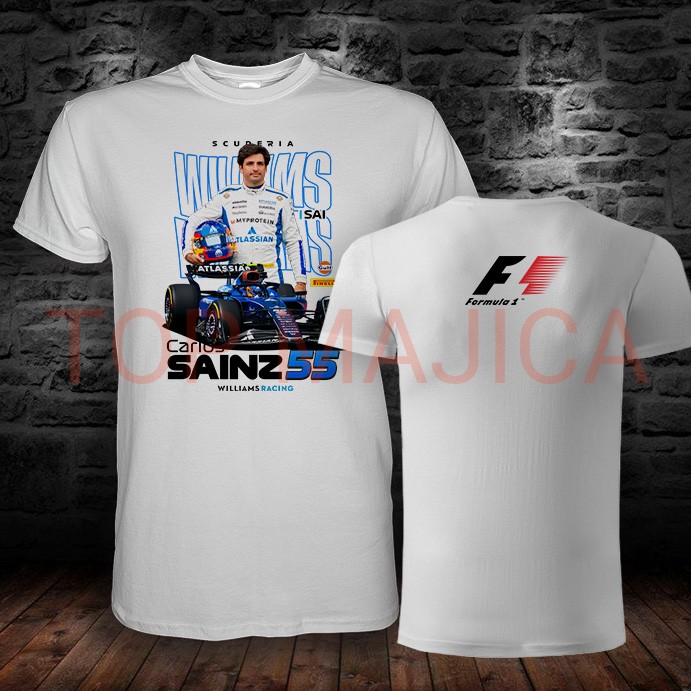 Carlos Sainz - Williams - Formula 1 Carlos Sainz Williams bela majica
