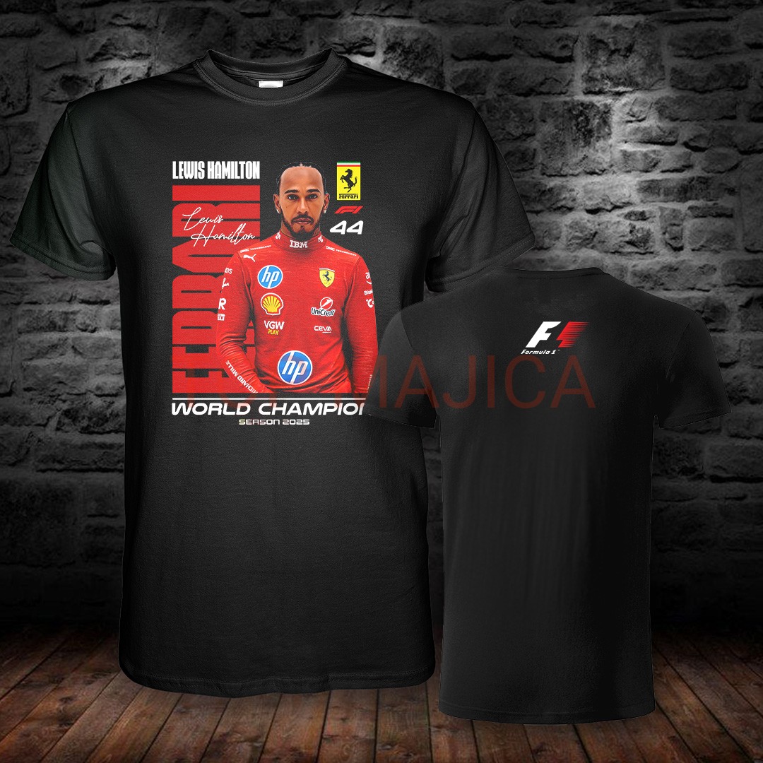 Luis Hamilton - Formula 1 - Model 5 - Majica crna Luis Hamilton formula 1 obostrano 4