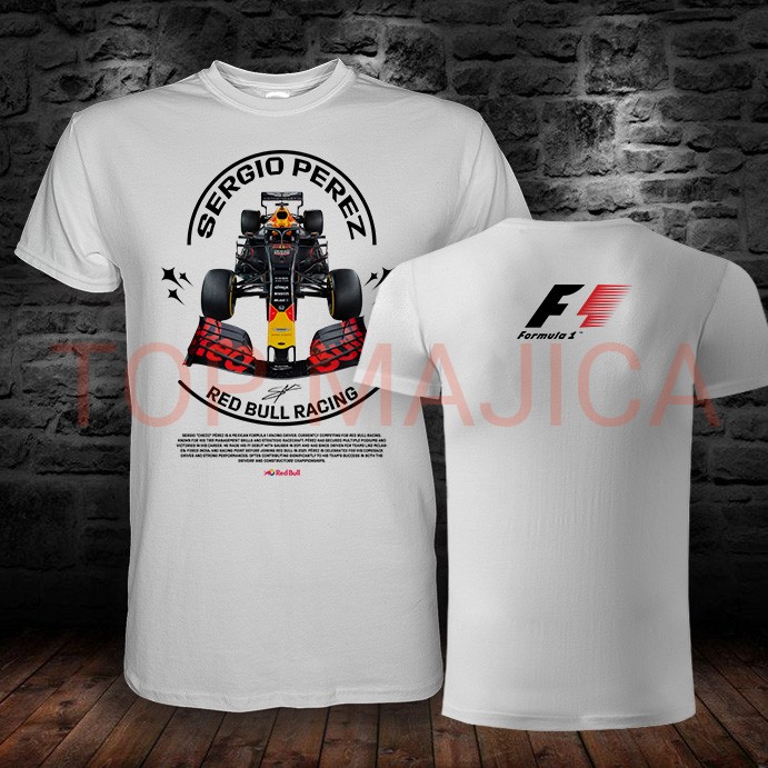 Sergio Checo Perez – Formula 1 – Model 1 – Majica bela Sergio Checo Perez F1 majica crna