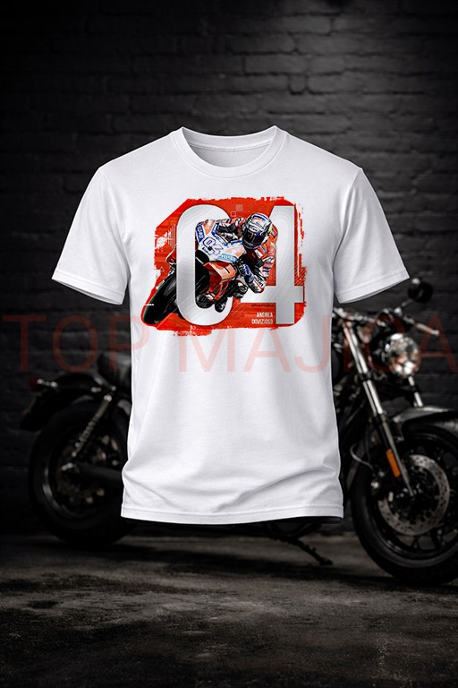 Andrea Dovizioso - Moto GP - Majica bela bela 6
