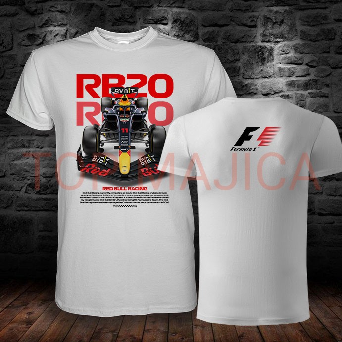 max verstappen RB20 Max Verstappen – Formula 1 – Model 4 – Majica bela max verstappen RB20