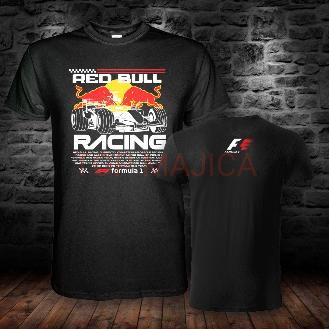 Red Bull Racing – Formula 1 – Model 2 – Majica crna redbull racing team majica obostrano 1