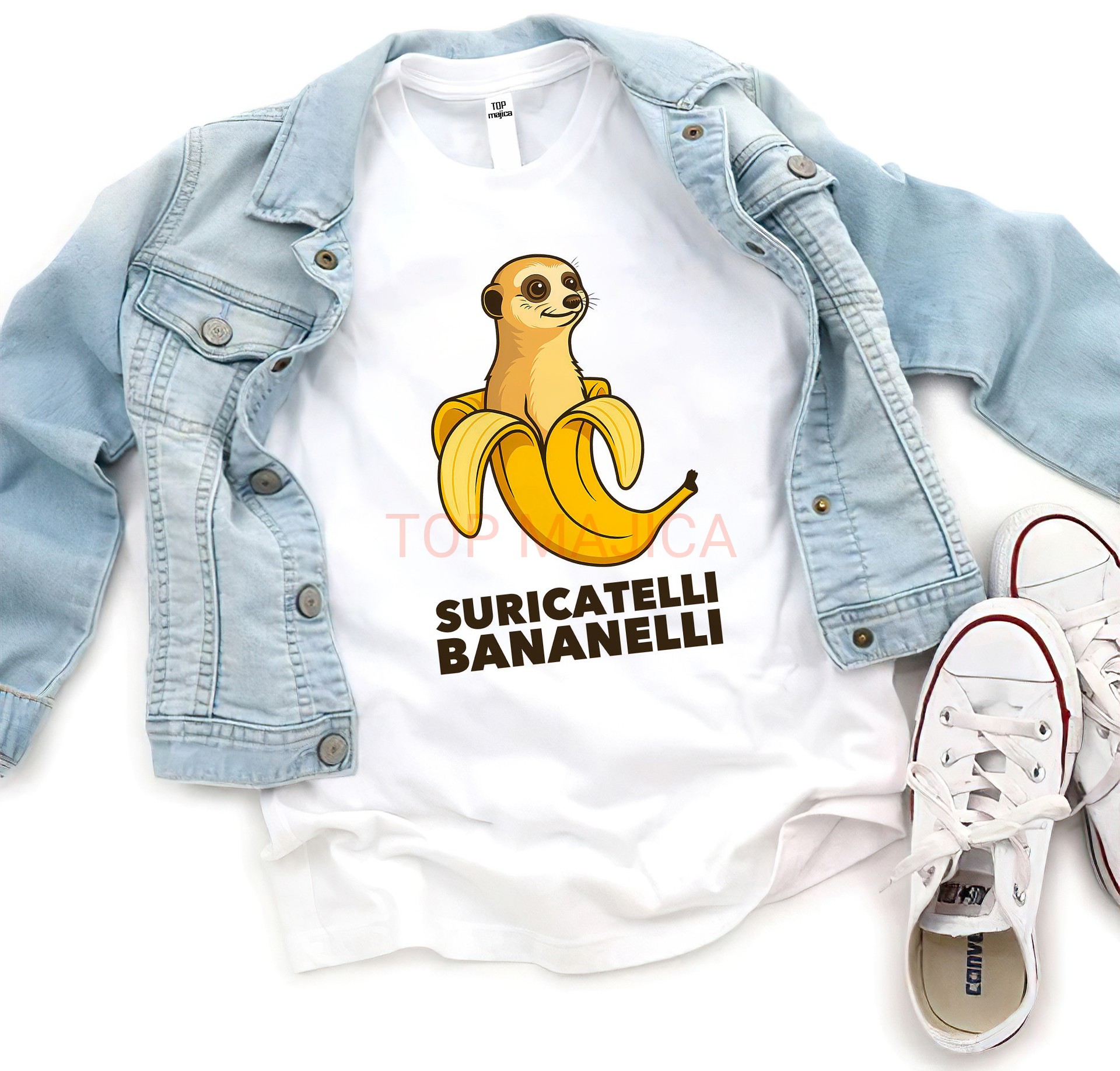 suricatelli bananelli majica Suricatelli Bananelli - Italian Brainrot suricatelli bananelli majica