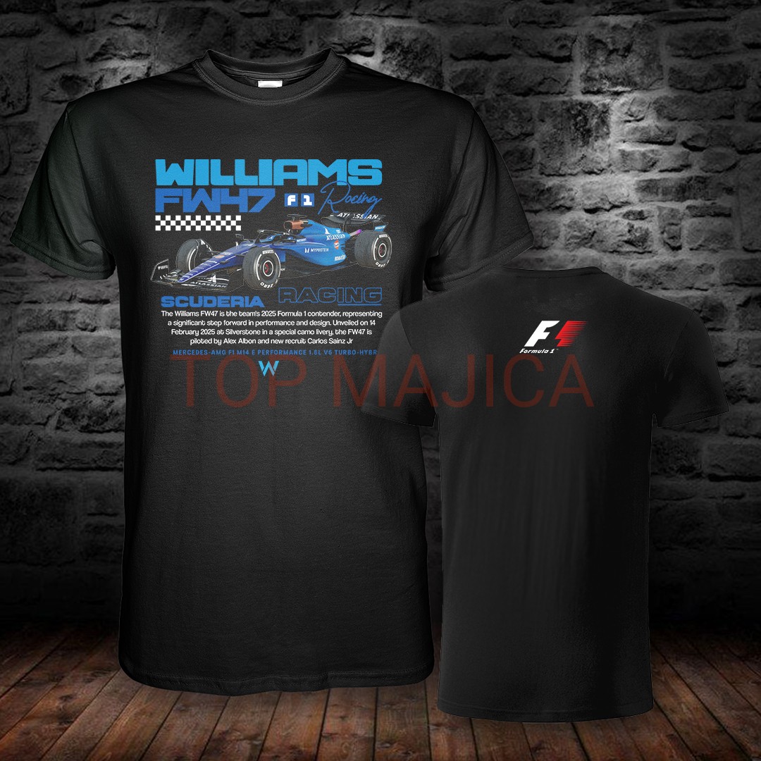 Williams Racing – Formula 1 – Model 1 – Majica crna williams racing formula 1 majica