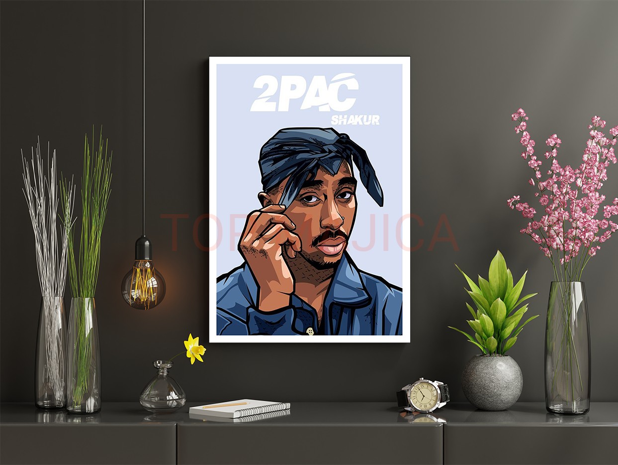 Mock up poster frame in children room,kids room,nursery mockup,b 2PAC - Slika u raznim velicinama 2pac md
