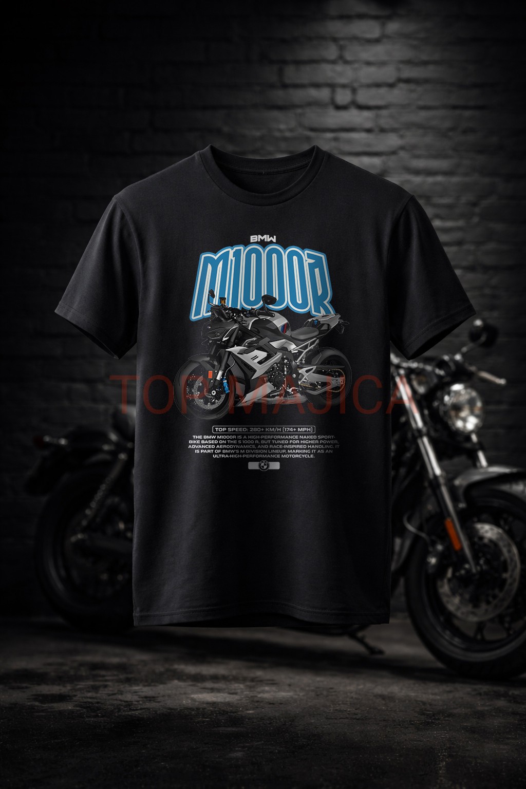 BMW M1000R BMW M1000R majica crna