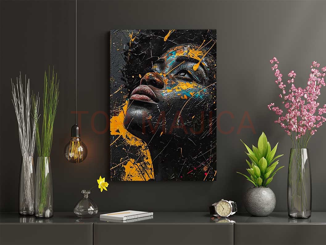 Art model 005 - Black Lady - Slika Black lady art