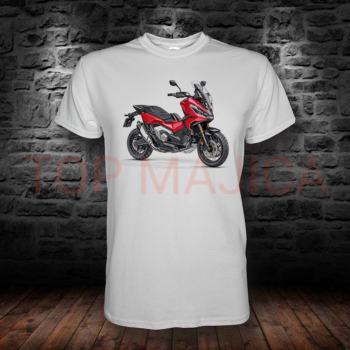 Honda ADV 350 - Red - Majica bela HONDA ADV 350 RED