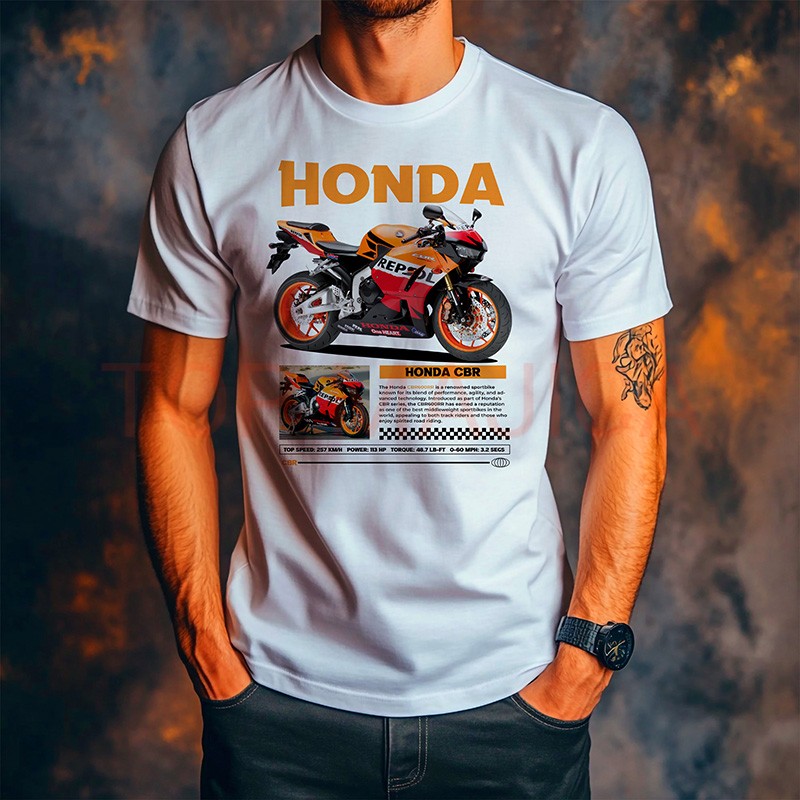 Honda CBR600RR - Majica bela Honda CBR 600RR majica
