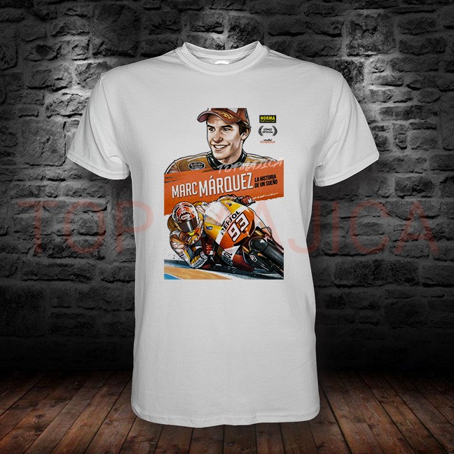 MARQUES MAJICA Marc Marquez 93 - Mogo GP - Majica bela MARQUES MAJICA