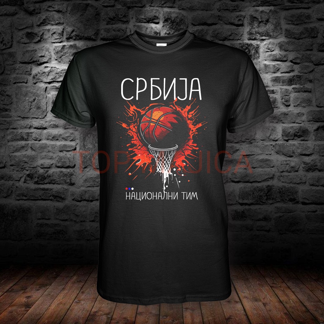 Srbija kosarkaski tim majica Srbija - Kosarkaski Tim Srbija kosarkaski tim majica