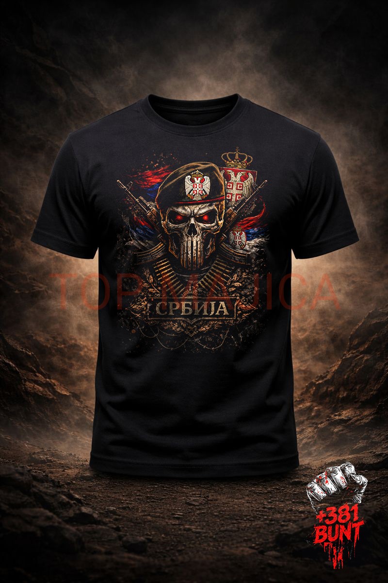 Punisher Srbija Srbija punisher bunt majica