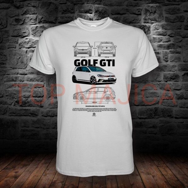 Volkswagen Golf 7 GTI - MK7 GTI White - Majica bela