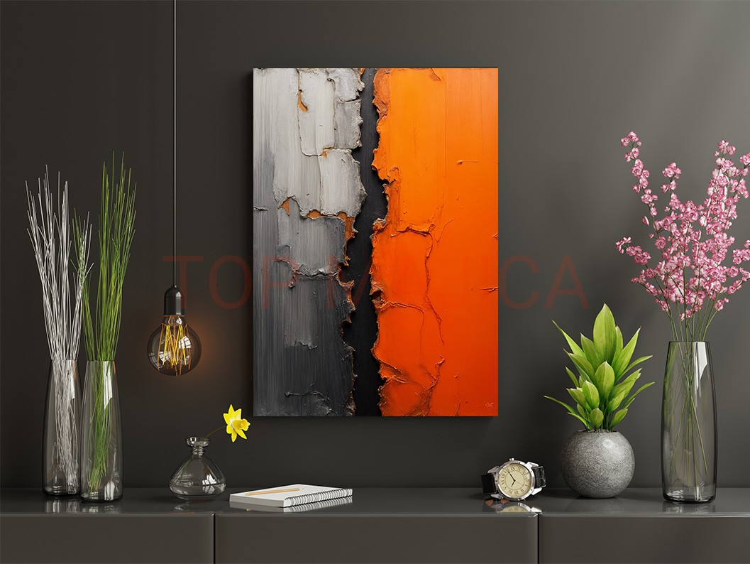 Mock up poster frame in children room,kids room,nursery mockup,b Abstract painting with textured - Slika abstract painting with a