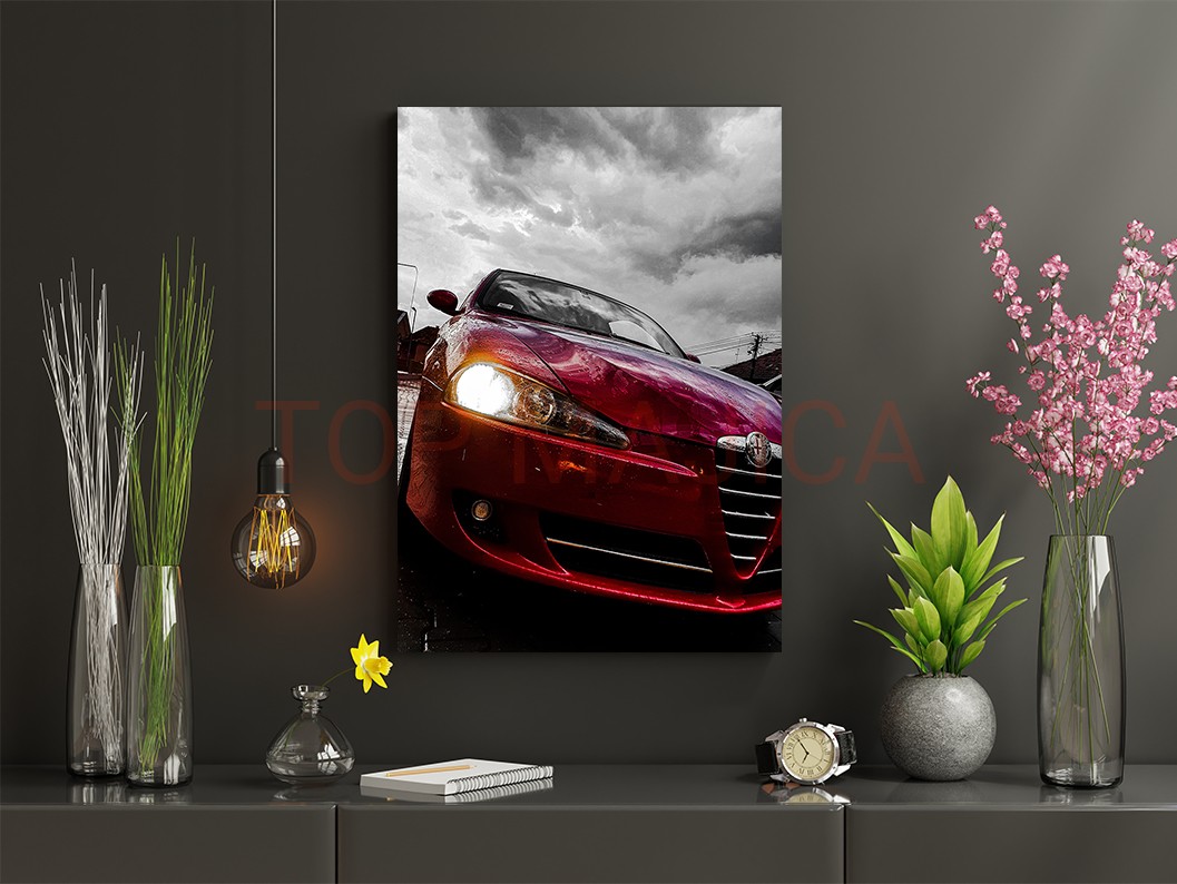 Mock up poster frame in children room,kids room,nursery mockup,b Alfa Romeo slika alfa rome slika