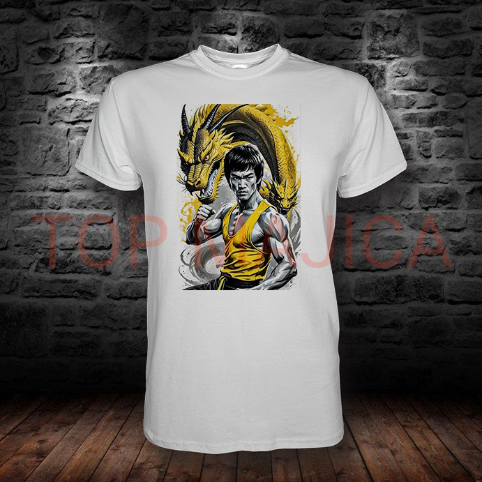 Bruce Lee - Dragon bruce lee yellow dragon