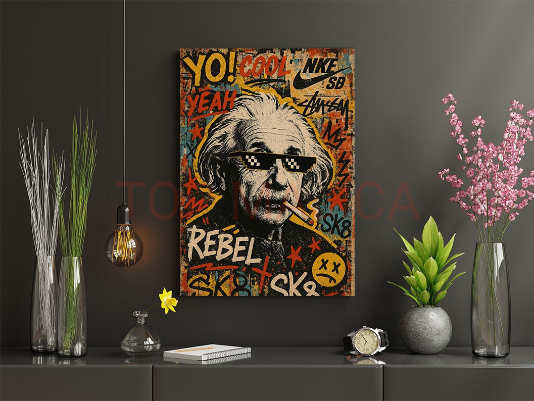 Mock up poster frame in children room,kids room,nursery mockup,b Albert cool art - Slika cool art albert