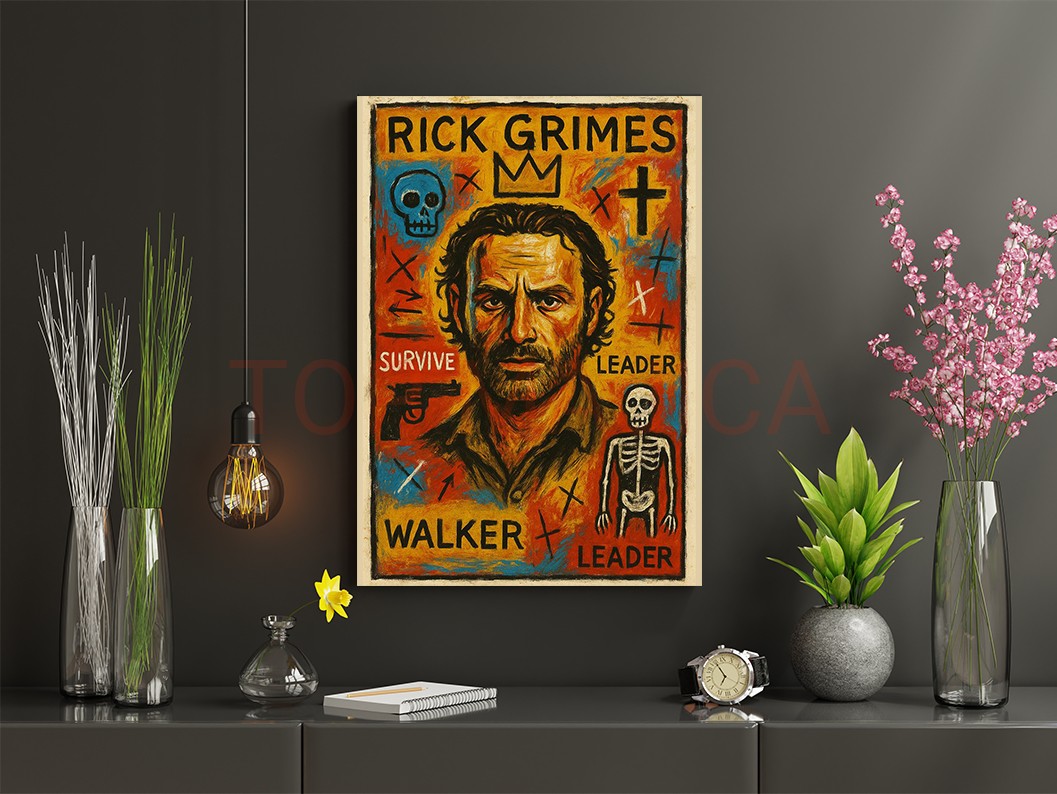Rick Grimes cool art - Slika cool art rick grimes