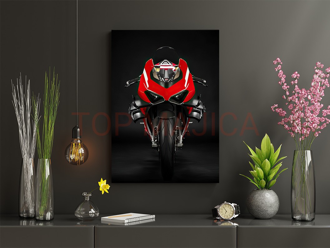 Mock up poster frame in children room,kids room,nursery mockup,b Ducati Superleggera - Slika ducati super