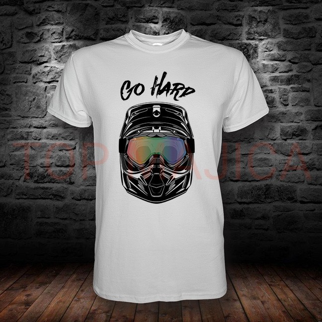 go hard moto Go Hard - Moto majica crna go hard moto