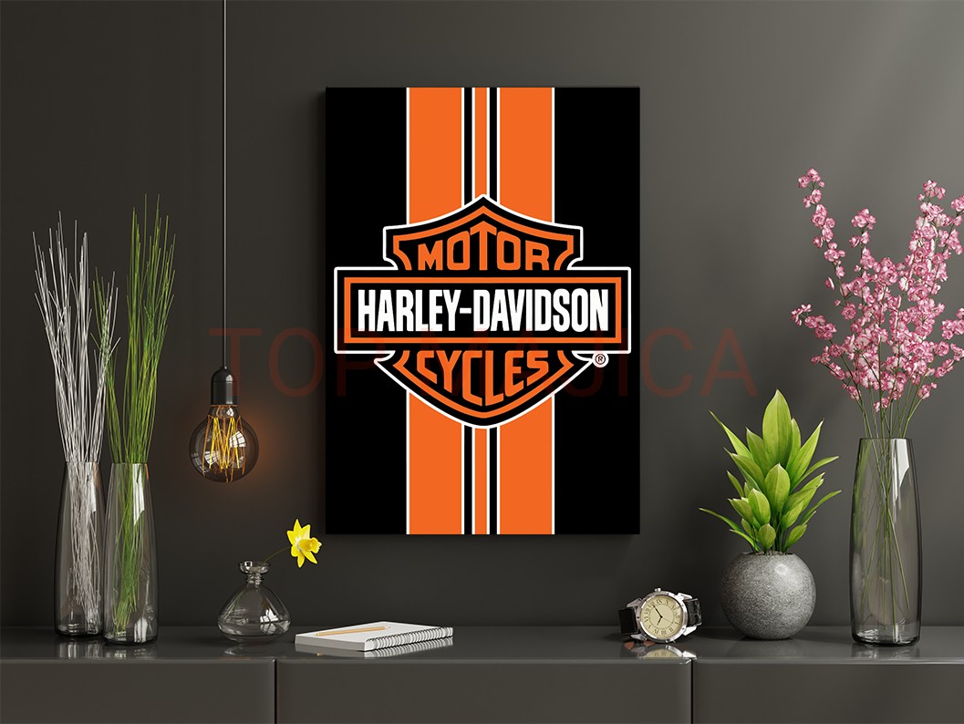 Mock up poster frame in children room,kids room,nursery mockup,b Harley Davidson Logo - Slika harley davidson logo md