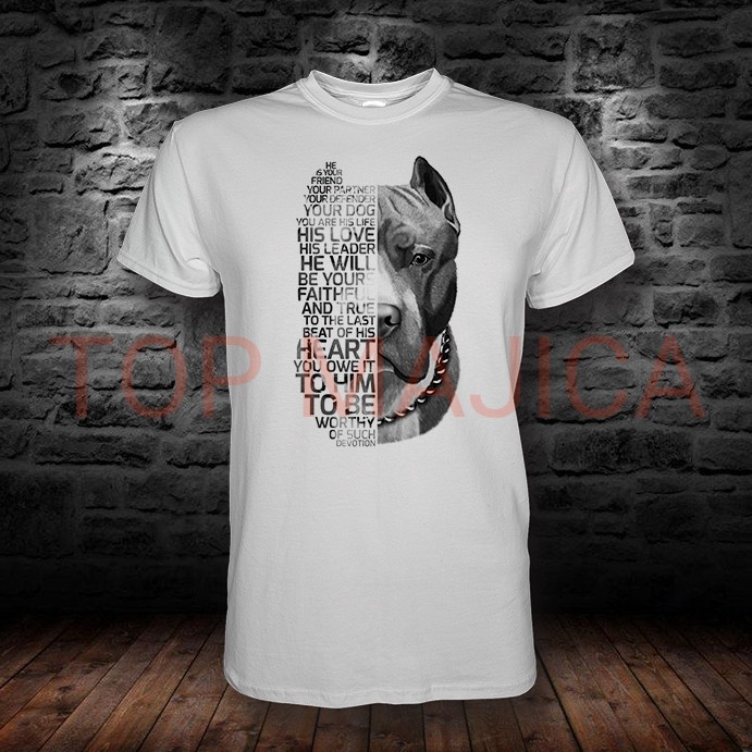 pit bull art top majica Pit Bull art pit bull art top majica