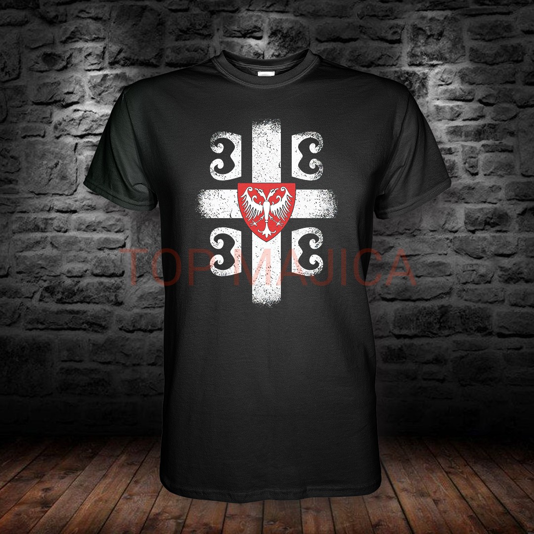 samo sloga crna majica Srbija - 4S samo sloga crna majica