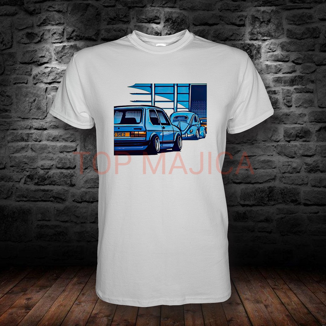 volksvagen retro Volkswagen retro - Majica bela volksvagen retro