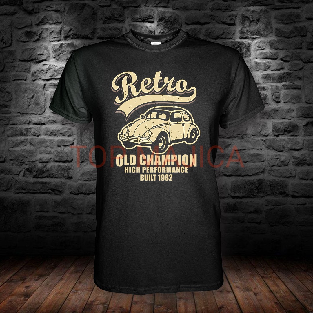 Volkswagen Buba retro old champ volkswagen Retro buba old champion majica