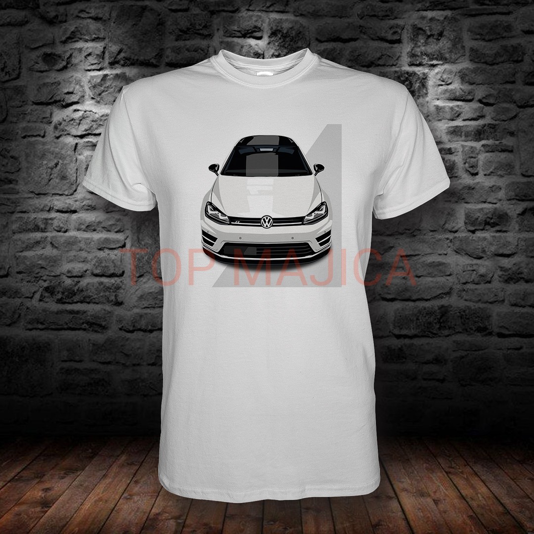 vw golf 7 r majica Volkswagen Golf 7R - Majica bela vw golf 7 r majica