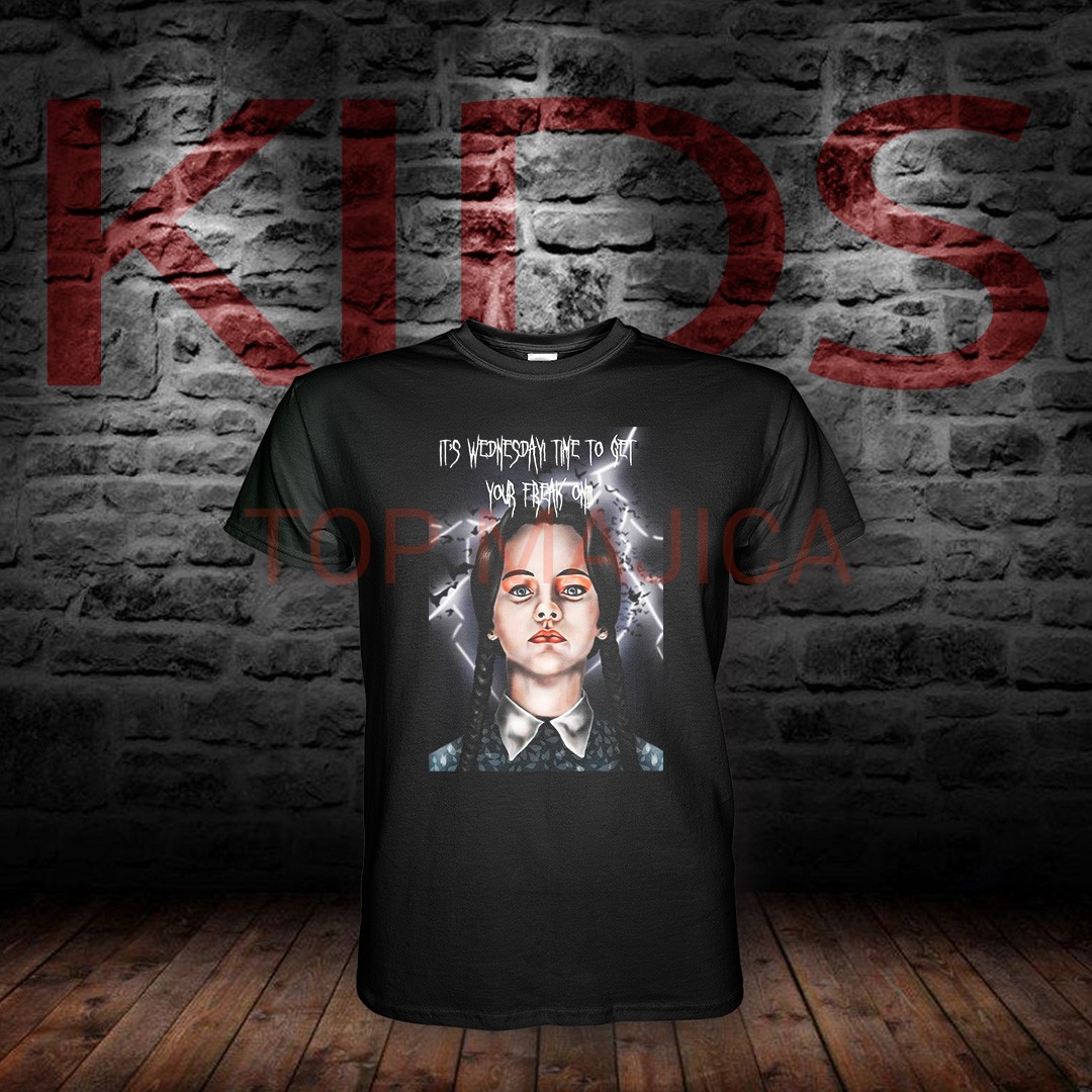 Adams Family - Wednesday time to get your freak on - Majica wednesday adams time to get your freak on
