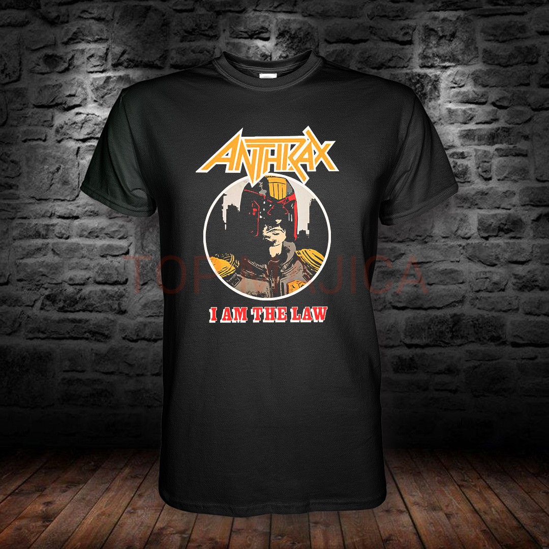 ANTHRAX i AM THE LAW CRNA Anthrax - I am the law - Majica crna ANTHRAX i AM THE LAW CRNA