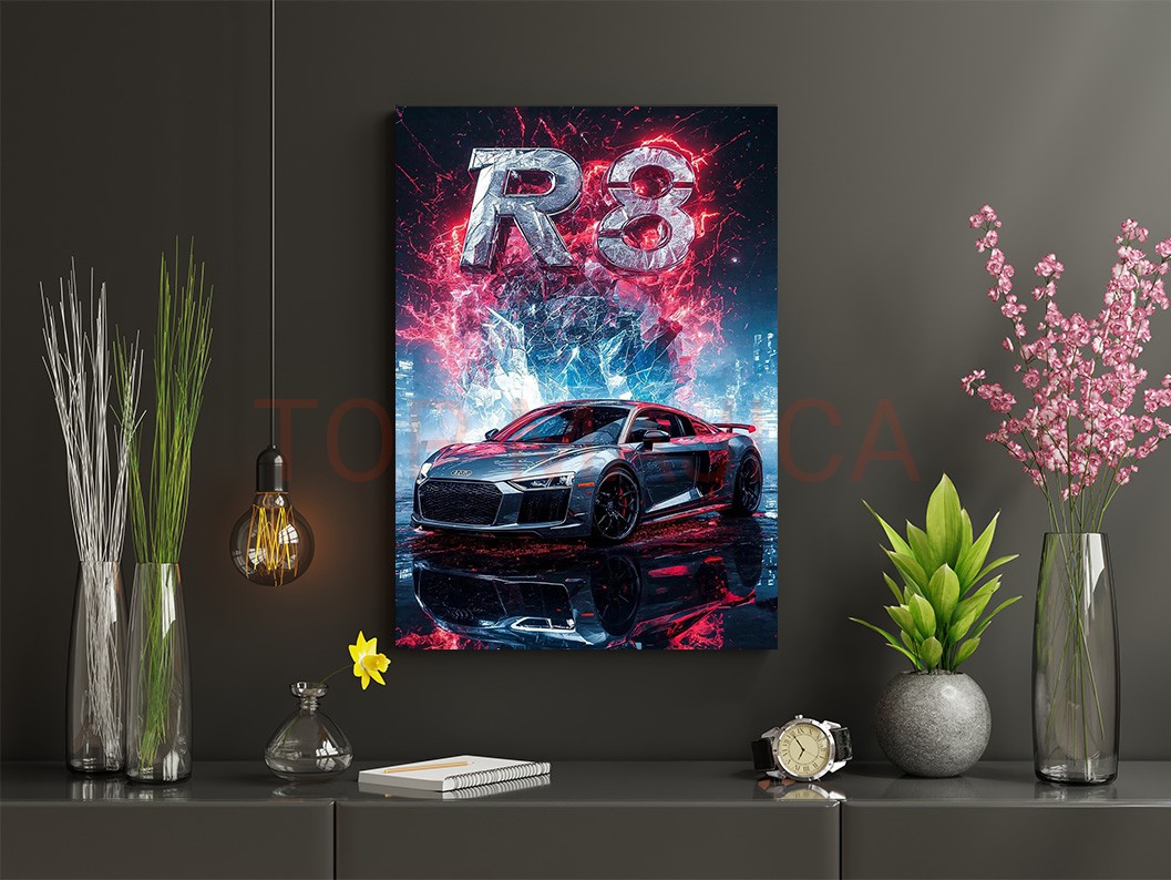 Audi R8 art - Slika Audi R8 slika