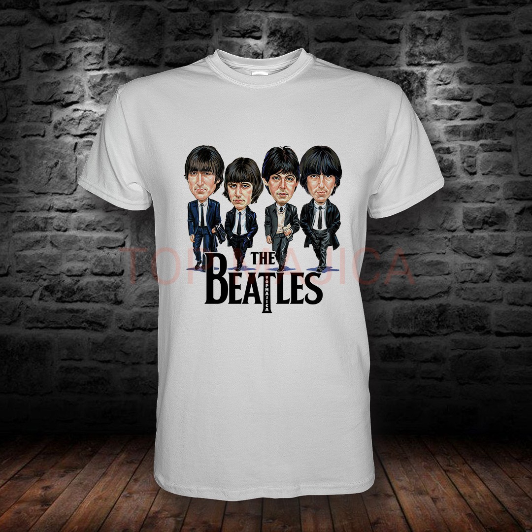 BEATLES MAJICA Beatles majica bela BEATLES MAJICA