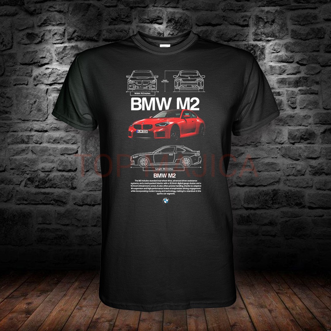 BMW M2 Red EDT majica BMW M2 red - Majica crna BMW M2 Red EDT majica