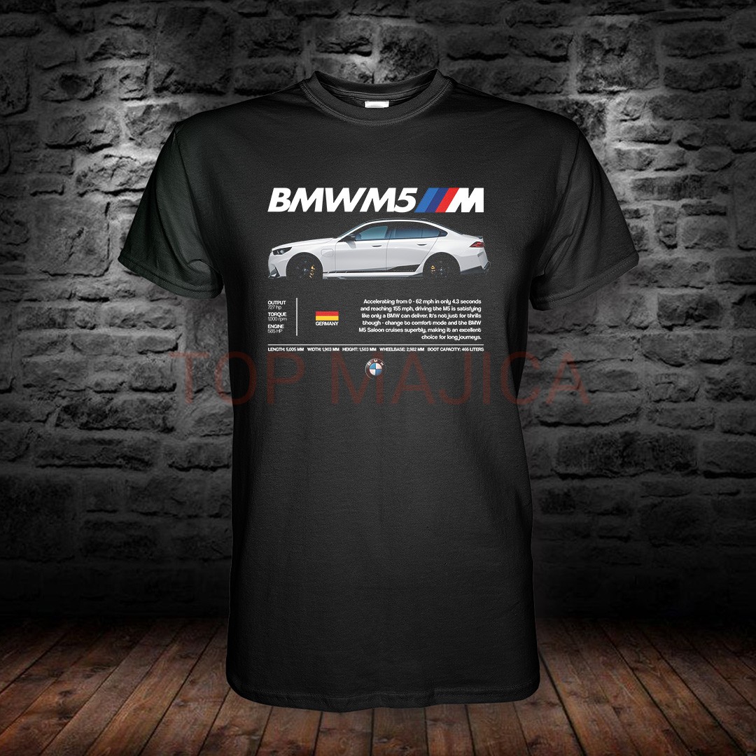 BMW M5 Germany - Majica crna BMW M5 Germany majica crna