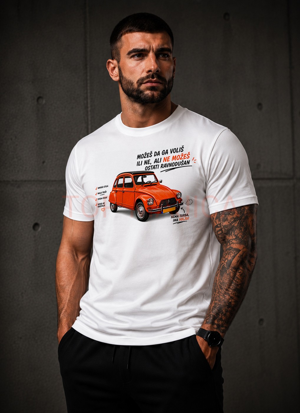Citroen Spacek, nema turbo ima volju - Majica Citroen Spacek nema turbo ima volju majica