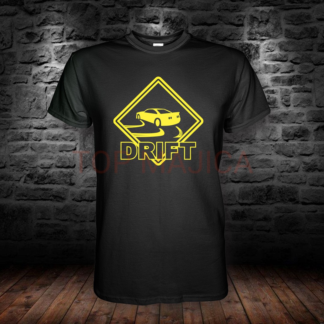 Drift yellow - Majica crna DRIFT CRNA MAJICA