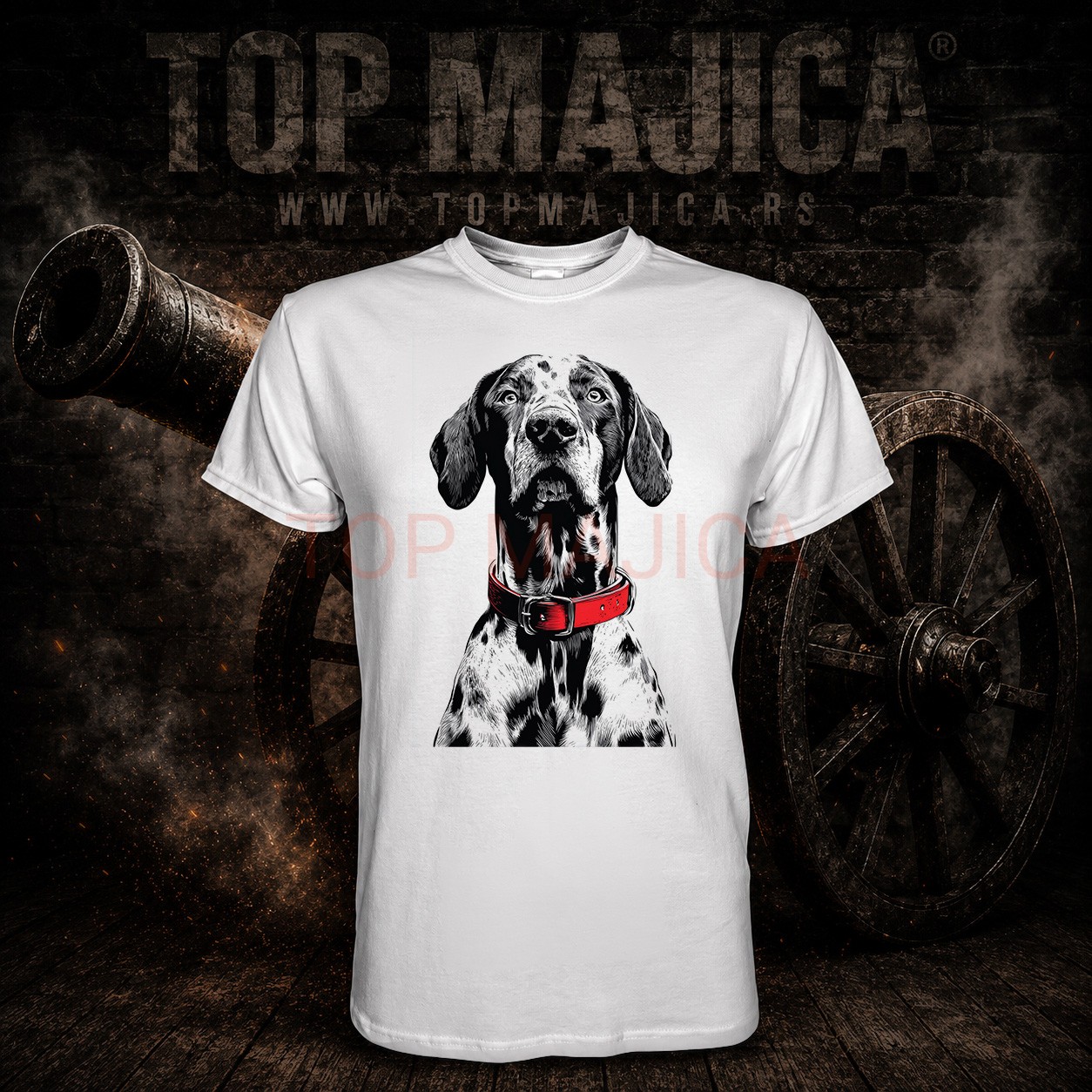Dalmatinac - Top majica bela Dalmatinac top majica bela