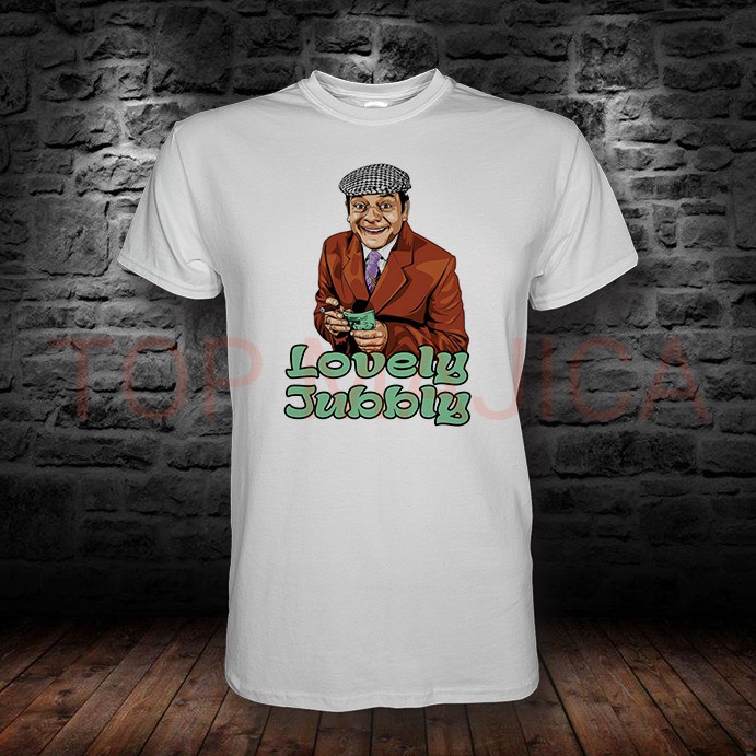 Delboy Lovely Jubbly majica Delboy - Lovely Jubbly - Majica bela Delboy Lovely Jubbly majica