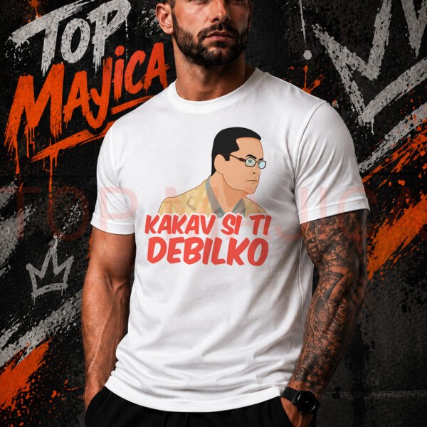 Drzavni Posao - Kakav si ti debilko - Majica bela