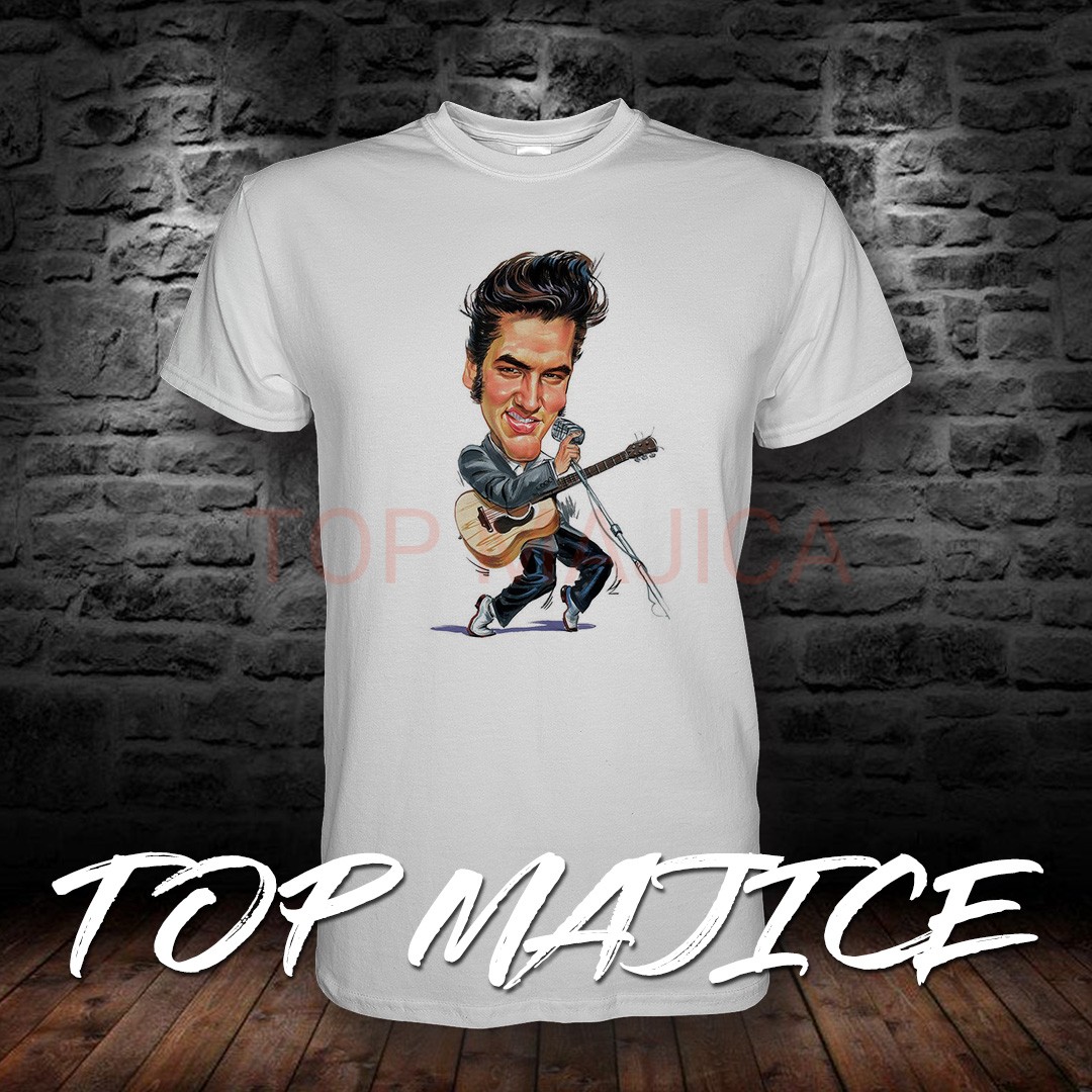 Elvis karikatura majica ELVIS