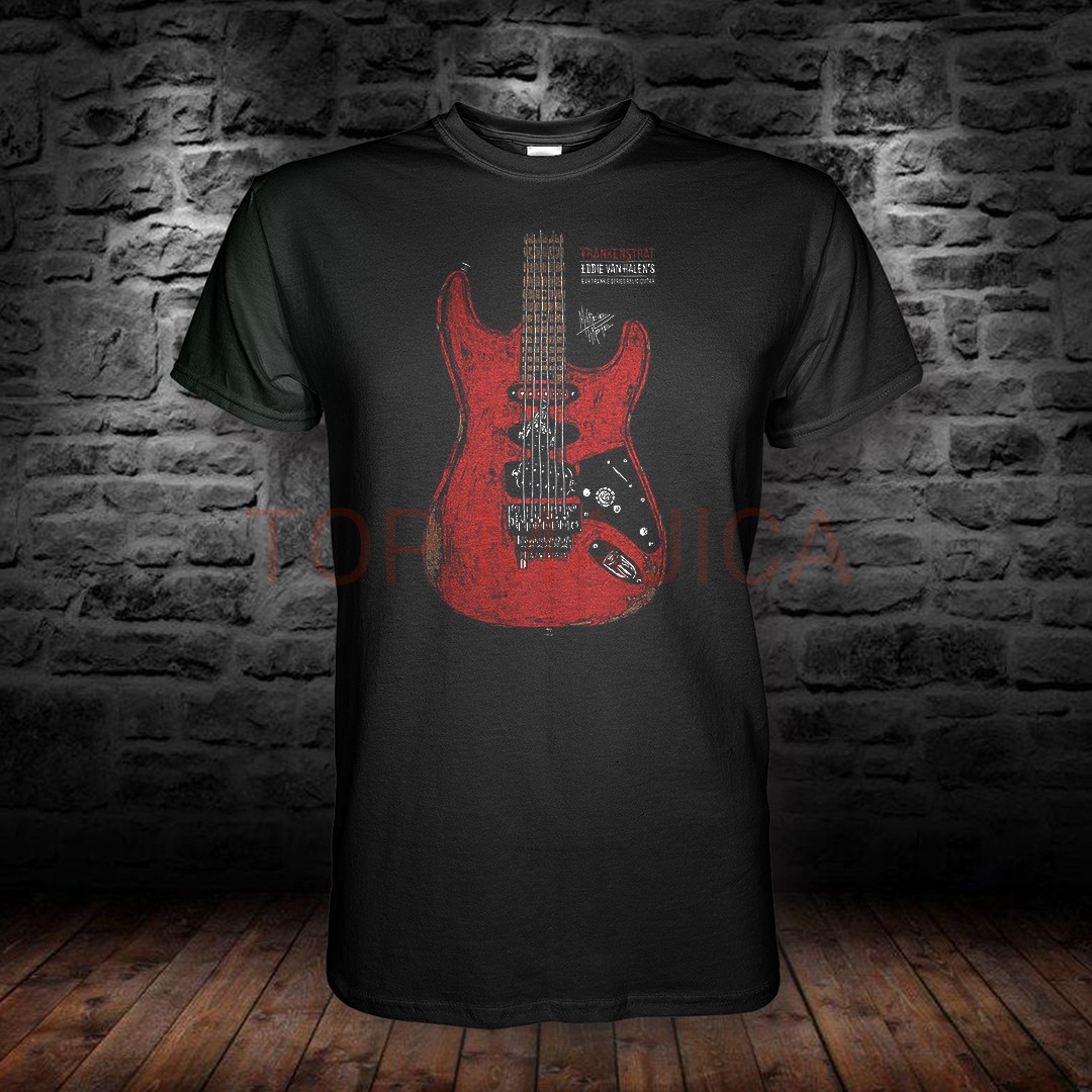 Eddie Van Halen's Frankenstrat Eddie van halens frankie series guitar majica